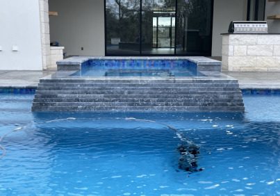 Custom pool images in the Texas Hill Country designed and built by Hanalei Pools in San Antonio and New Braunfels